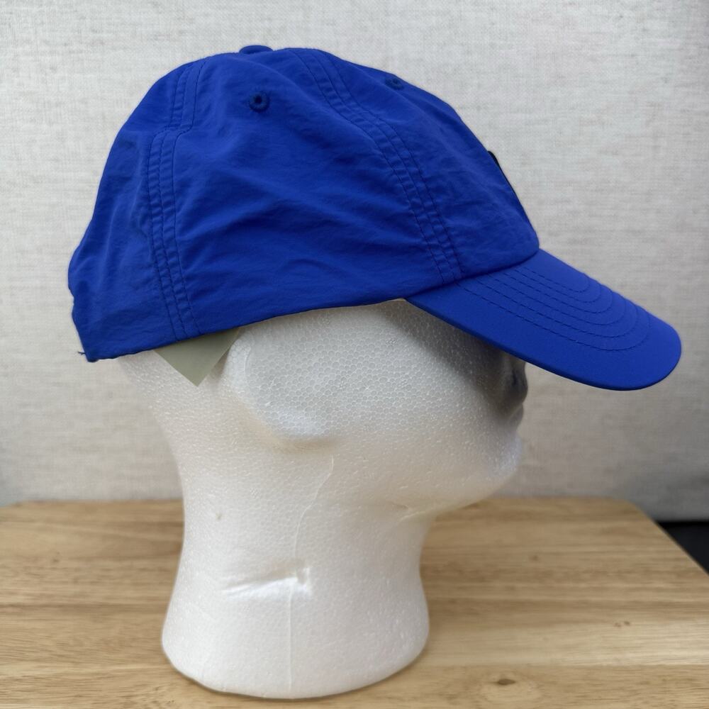 V1 Vuori Blue Hat With Logo Patch Cap Adjustable 6 Panel Hat Resortwear - Picture 7 of 9